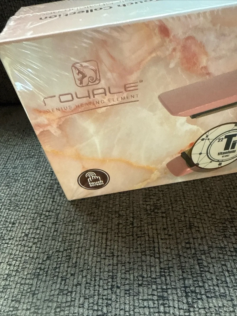 Titanium Plate Hair Straightener - Rose Gold bundle